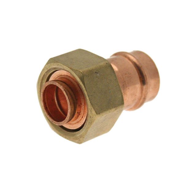 Picture of Solder Ring Tap Connector Straight 15mm x ½"