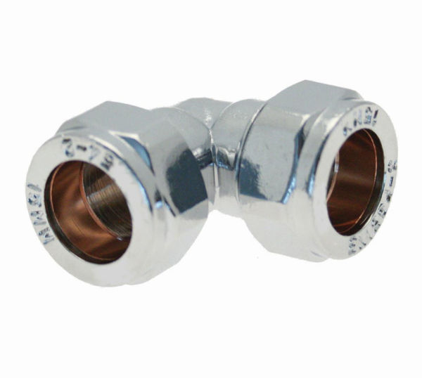 Picture of Compression Elbow Chrome 28mm
