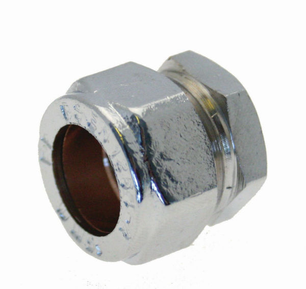 Picture of Compression Stopend Chrome  15mm