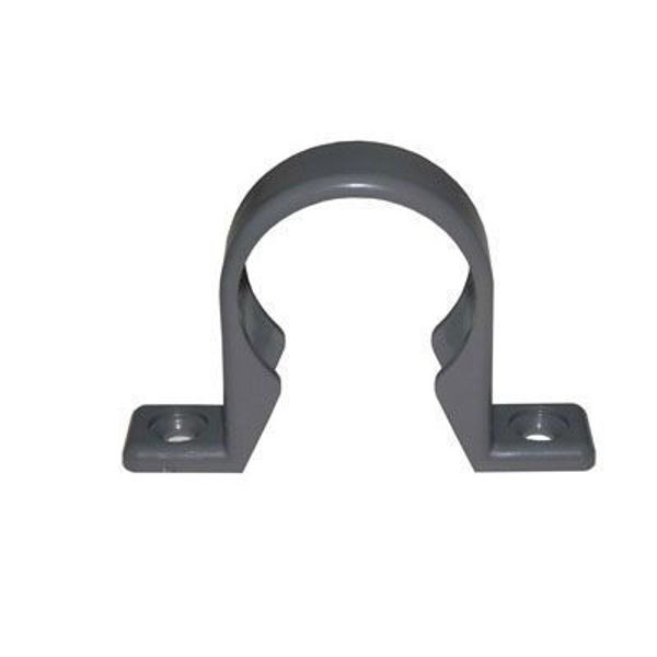 Floplast 40mm Solvent Pipe Clip Grey WS35G