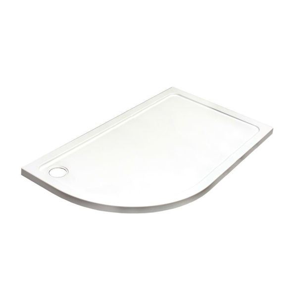 Picture of CSK K-Vit 900x760mm Left Hand Offset Quad Shower tray