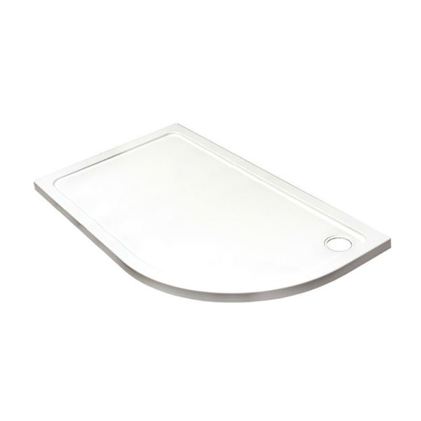 Picture of CSK K-Vit 900x760mm Right Hand Offset Quad Shower tray