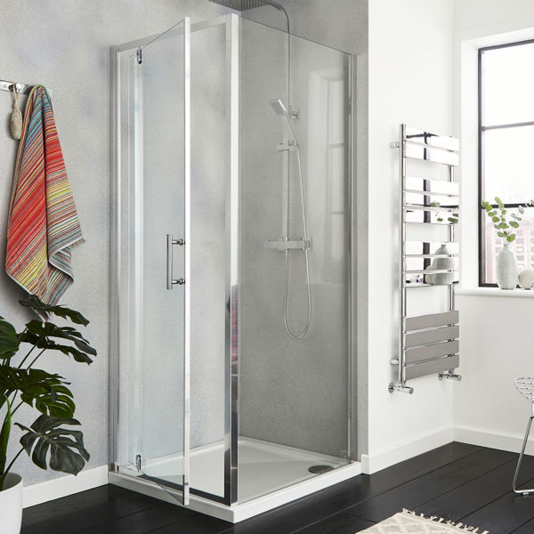 Picture of CSK KV6 Pivot Shower Door 760mm & Side