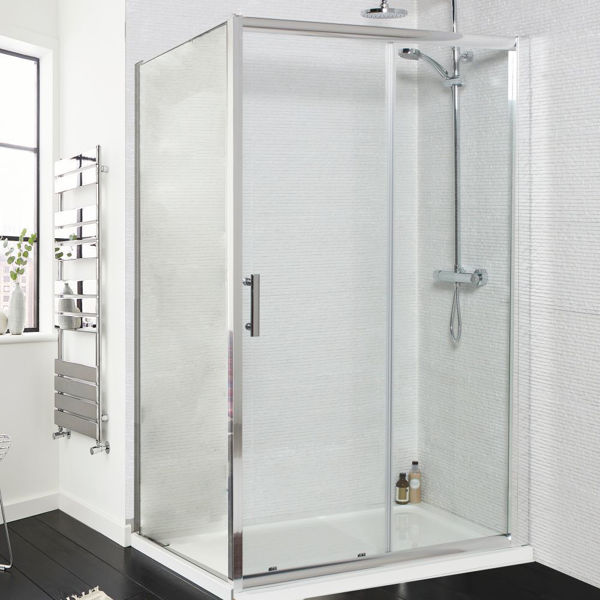 Picture of CSK KV6 Sliding Shower Door 1700mm & Side