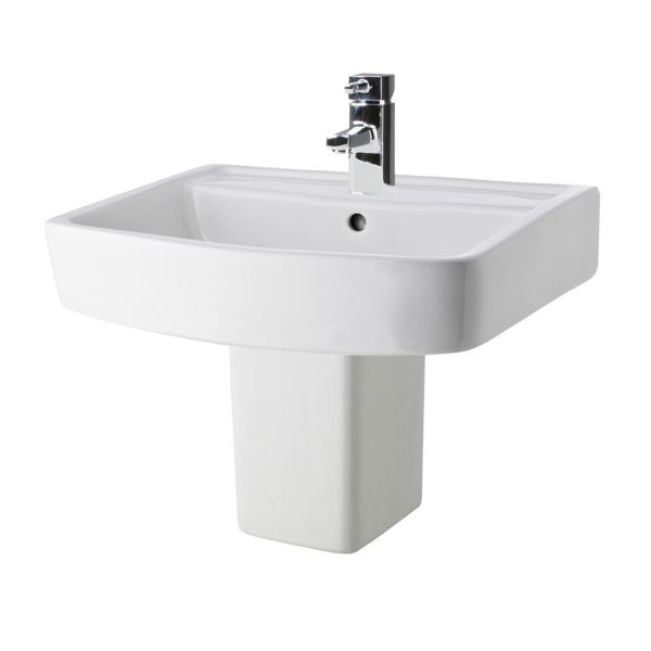 Picture of Neutral Bliss 520mm Basin & Semi Pedestal
