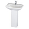 Picture of Neutral Asselby 600mm Basin & Pedestal