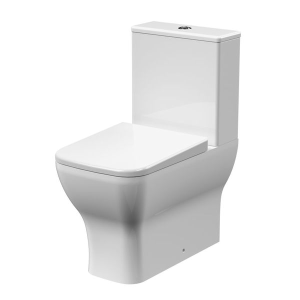 Picture of Nuie Ava Flush Rimless Pan, Cistern & SC Seat