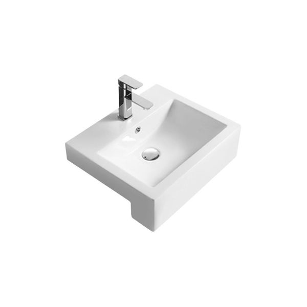 Picture of Neutral Semi-recessed basin