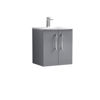 Picture of Nuie Arno 500mm Wall Hung 2 Door Vanity & Basin 4