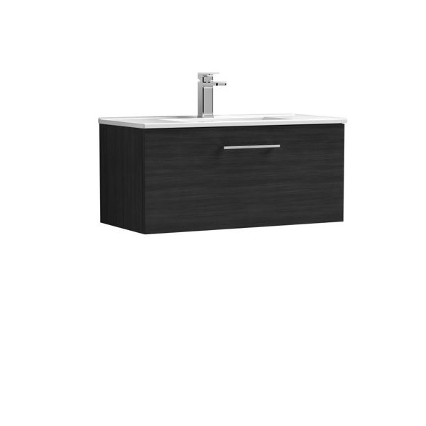 Picture of Nuie Arno 800mm Wall Hung 1 Drawer Vanity & Basin 2