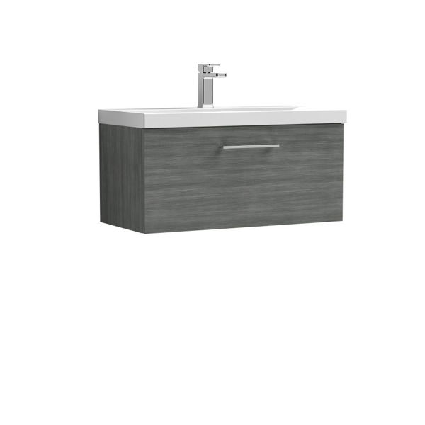 Picture of Nuie Arno 800mm Wall Hung 1 Drawer Vanity & Basin 3