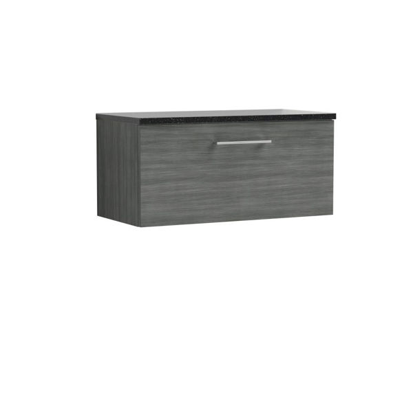 Picture of Nuie Arno 800mm Wall Hung 1 Drawer Vanity & Laminate Top