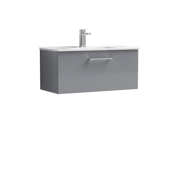 Picture of Nuie Arno 800mm Wall Hung 1 Drawer Vanity & Basin 2