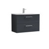 Picture of Nuie Arno 800mm Wall Hung 2 Drawer Vanity & Basin 4