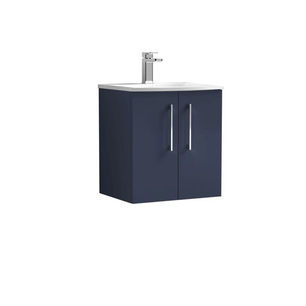 Picture of Nuie Arno 500mm Wall Hung 2-Door Vanity & Basin 4