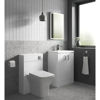 Picture of Nuie Arno Compact 600mm Floor Standing 2-Door Vanity & Polymarble Basin