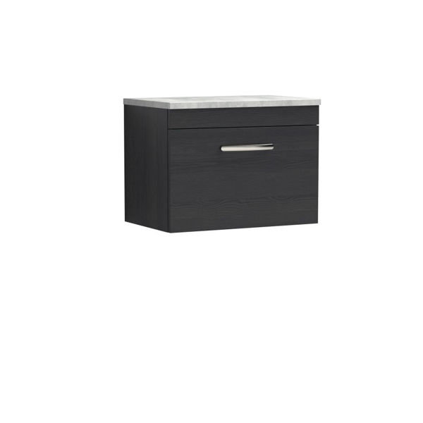 Picture of Nuie Athena 600mm Wall Hung Vanity With Grey Worktop