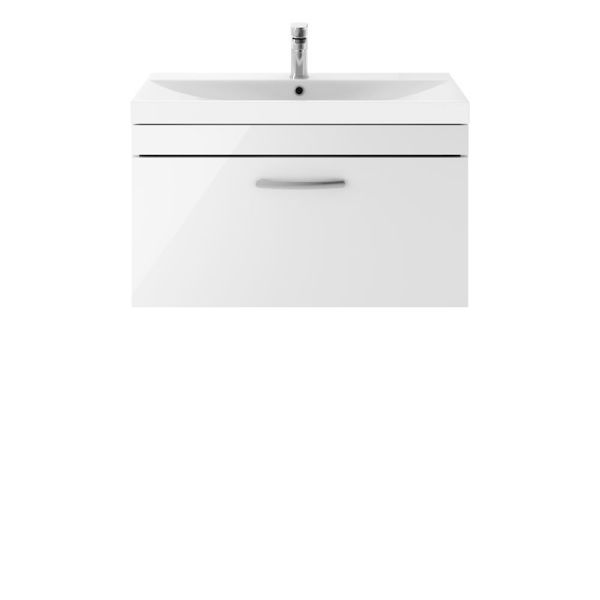 Picture of Nuie Athena 800mm Wall Hung Vanity With Basin 3