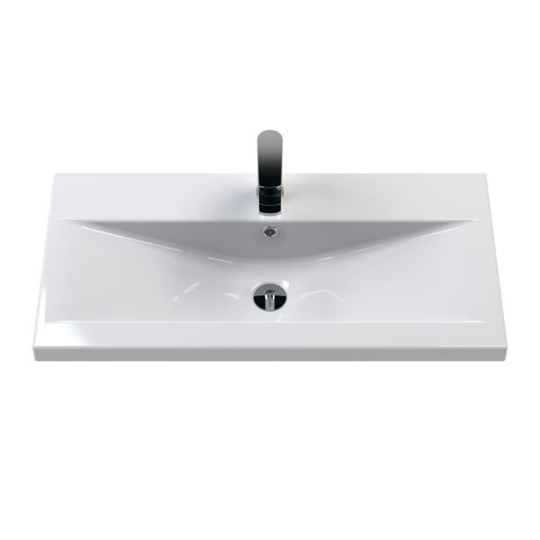 Picture of Nuie Athena 800mm Wall Hung Vanity With Basin 1