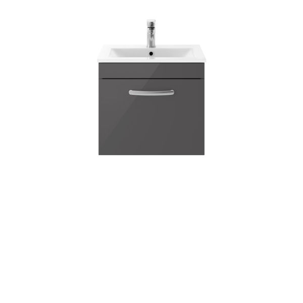 Picture of Nuie Athena 500mm Wall Hung Cabinet With Basin 2