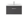 Picture of Nuie Athena 800mm Wall Hung Cabinet With Basin 1
