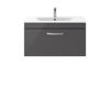Picture of Nuie Athena 800mm Wall Hung Cabinet With Basin 2