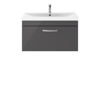 Picture of Nuie Athena 800mm Wall Hung Cabinet With Basin 3