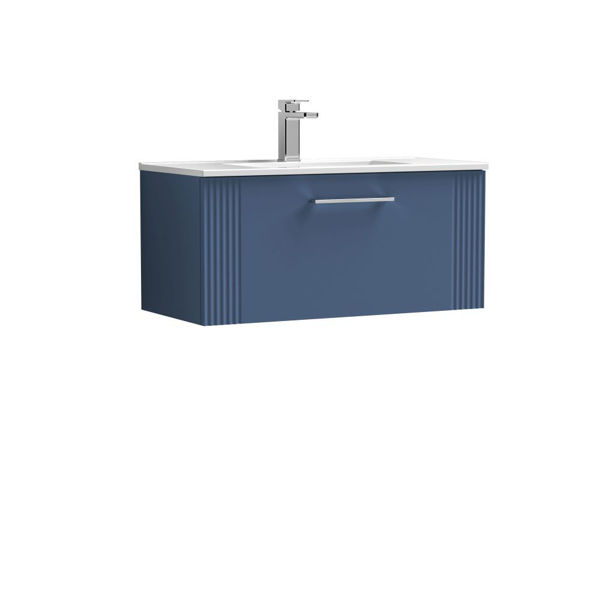 Picture of Neutral Deco 800mm Wall Hung Single Drawer Vanity & Basin 2