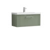 Picture of Neutral Deco 800mm Wall Hung Single Drawer Vanity & Basin 3