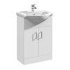 Picture of Neutral Mayford 550mm Floor Standing Cabinet & Round Basin