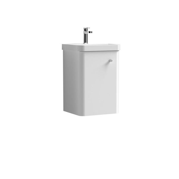 Picture of Neutral Core 400mm Wall Hung 1-Door Vanity & Basin