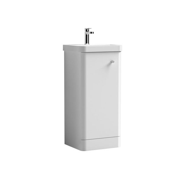 Picture of Neutral Core 400mm Floor Standing 1-Door Vanity & Basin