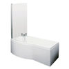 Picture of Neutral 1700mm B Shaped Left Hand Bath Set