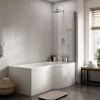 Picture of Neutral 1700mm B Shaped Right Hand Bath Set