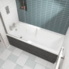 Picture of Neutral Square Straight Shower Bath 1700 x 750mm