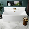 Picture of Neutral Asselby Eternalite Square Double Ended Bath 1700 x 750mm