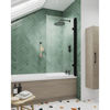 Picture of Neutral Pacific Square Screens Square Hinged Bath Screen - 8mm