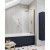 Picture of Neutral Pacific Round Screens Round Bath Screen