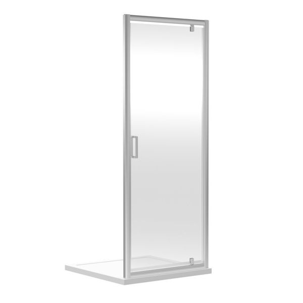 Picture of Neutral Rene 800mm Satin Chrome Profile Pivot Door