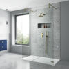 Picture of Neutral 1100mm Wetroom Screen With Support Bar