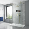 Picture of Neutral 1400mm Wetroom Screen With Support Bar