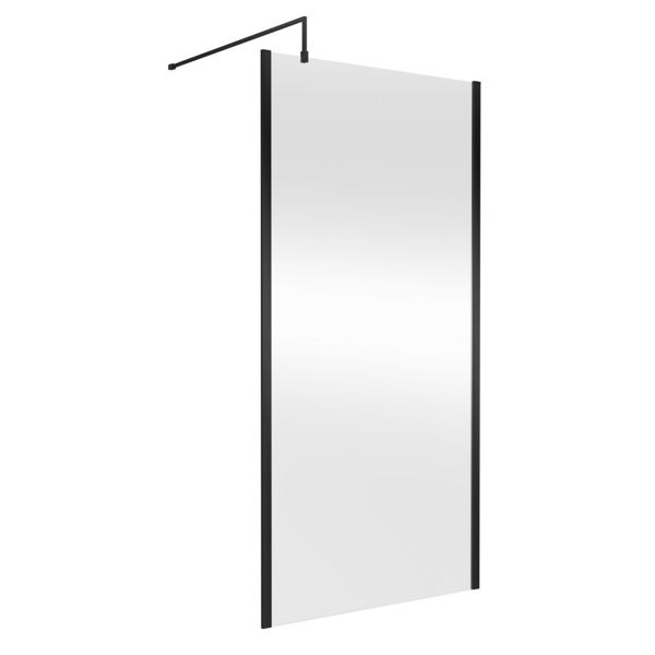 Picture of Neutral 1000mm Outer Framed Wetroom Screen with Support Bar