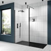 Picture of Neutral 1100mm Outer Framed Wetroom Screen with Support Bar