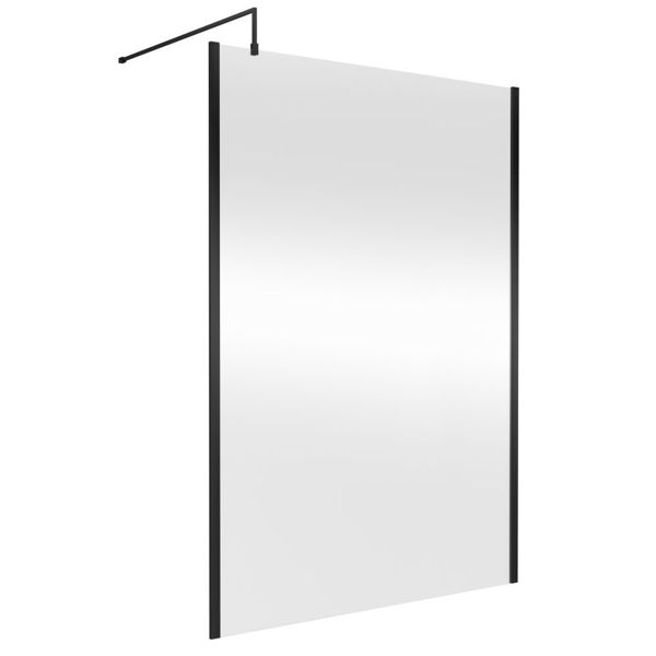 Picture of Neutral 1400mm Outer Framed Wetroom Screen with Support Bar