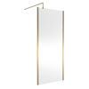 Picture of Neutral 900mm Outer Framed Wetroom Screen with Support Bar