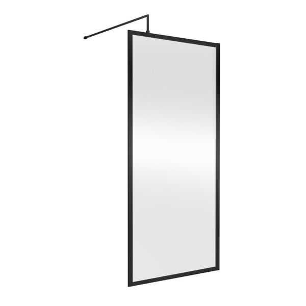 Picture of Neutral Full Outer Frame Wetroom Screen 1850x900x8mm