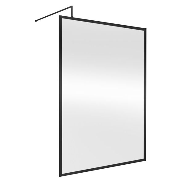 Picture of Neutral Full Outer Frame Wetroom Screen 1850x1400x8mm