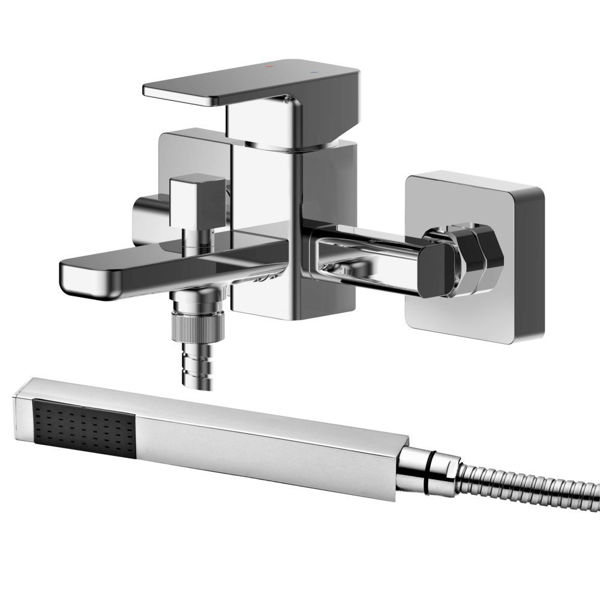 Picture of Neutral Windon Wall Mounted Bath Shower Mixer With Kit