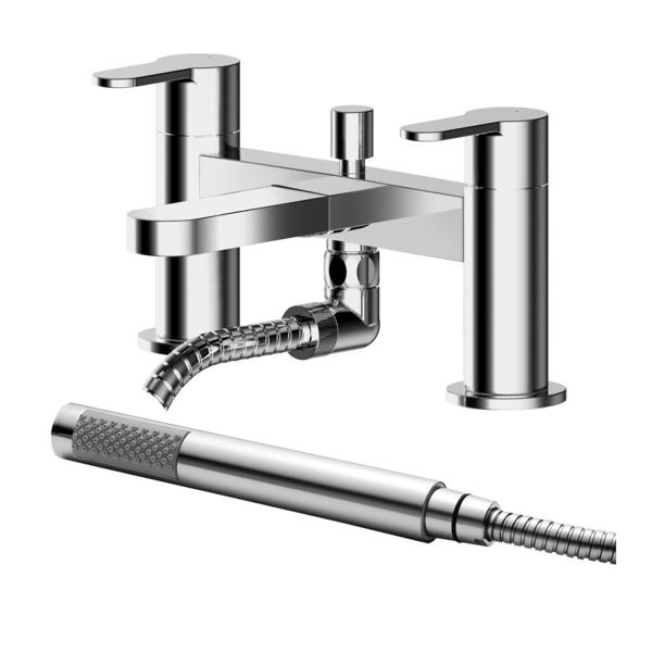 Picture of Neutral Arvan Deck Mounted Bath Shower Mixer With Kit
