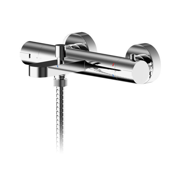 Picture of Neutral Arvan Wall Mounted Thermostatic Bath Shower Mixer